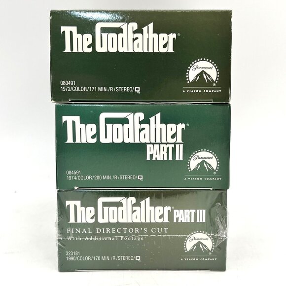 The Godfather Trilogy Widescreen VHS Collection Paramount Dolby Surround 1997 - Picture 11 of 15